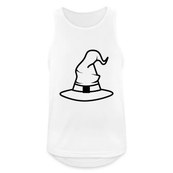 Magischer Hut - Männer Tank Top atmungsaktiv - Weiß - Vorne - Nick (188cm)