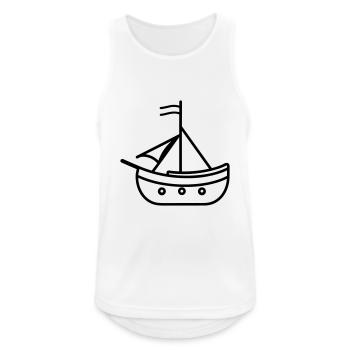 Pirate ship - Men's Breathable Tank Top - white - Front - Nick (188cm)