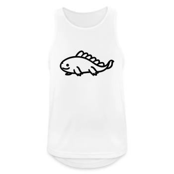 axolotl - Men's Breathable Tank Top - white - Front - Nick (188cm)