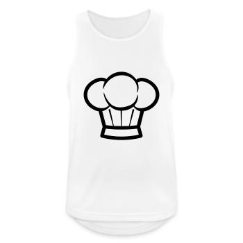 Chef de cuisine - Men's Breathable Tank Top - white - Front - Nick (188cm)