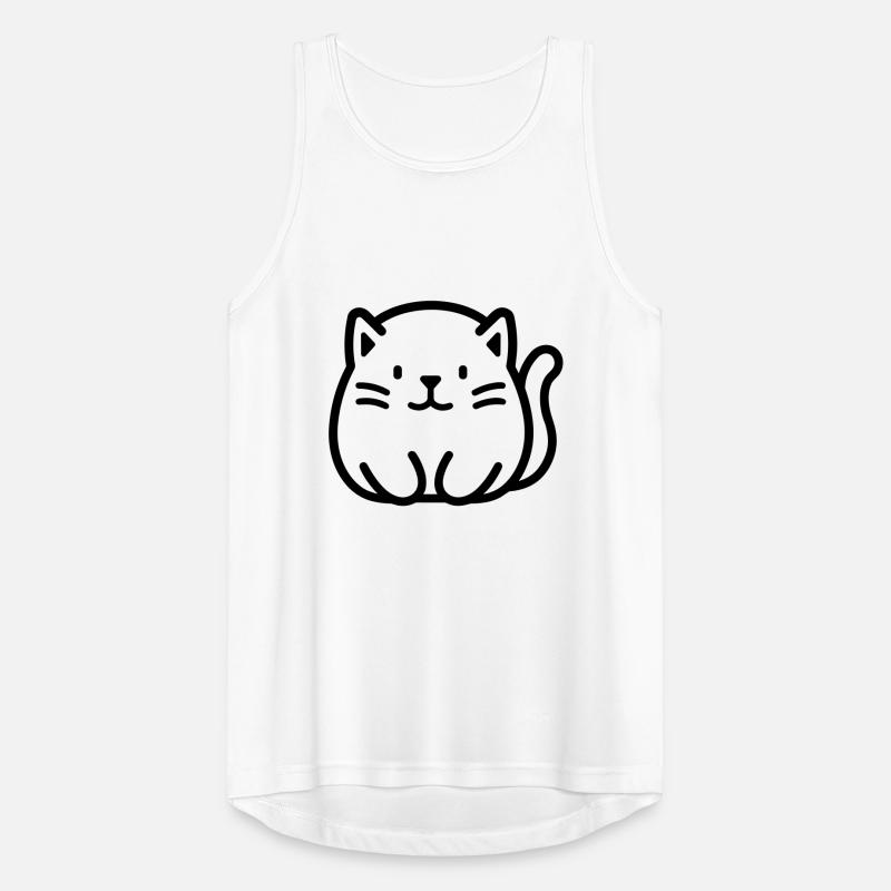Katze Männer Tank Top atmungsaktiv