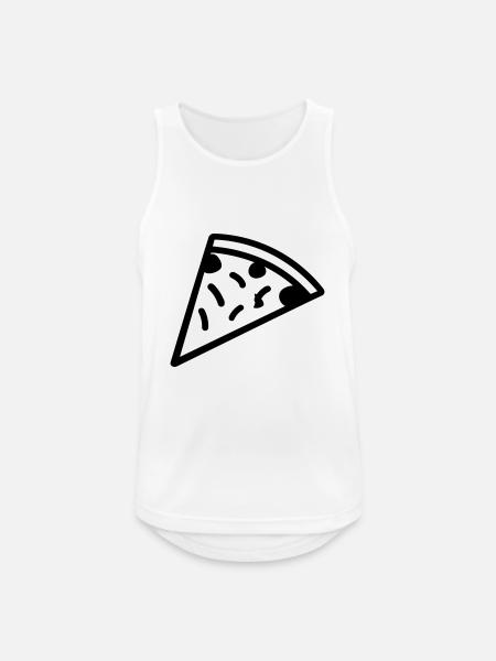 Pizza slice - Men's Breathable Tank Top - white