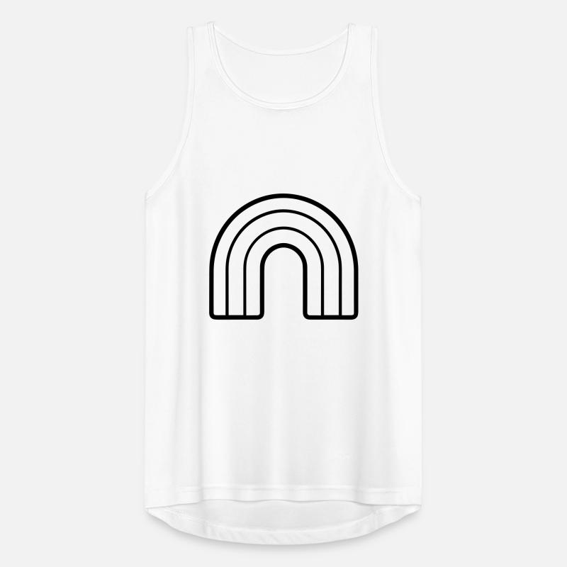 Rainbow Men's Breathable Tank Top