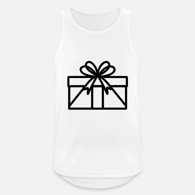 Small Gift Box - Men's Breathable Tank Top - white