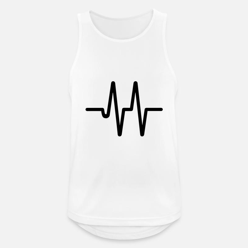 Frequency - Men's Breathable Tank Top - white