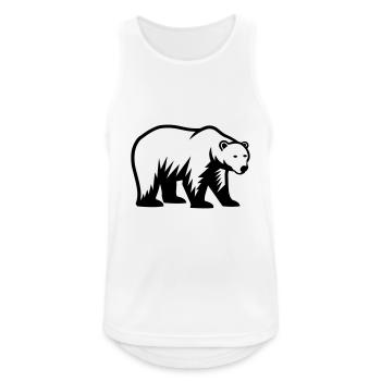 Polar bear - Men's Breathable Tank Top - white - Front - Nick (188cm)
