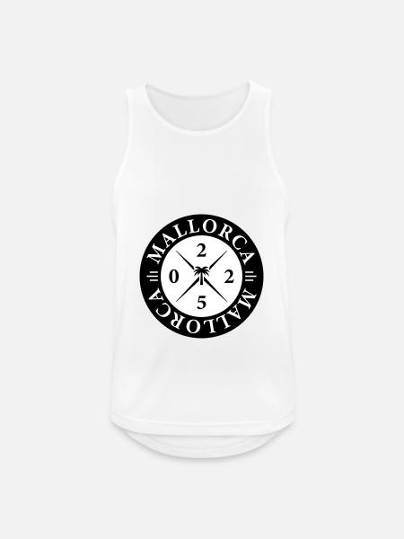 Mallorca 2025 - Men's Breathable Tank Top - white