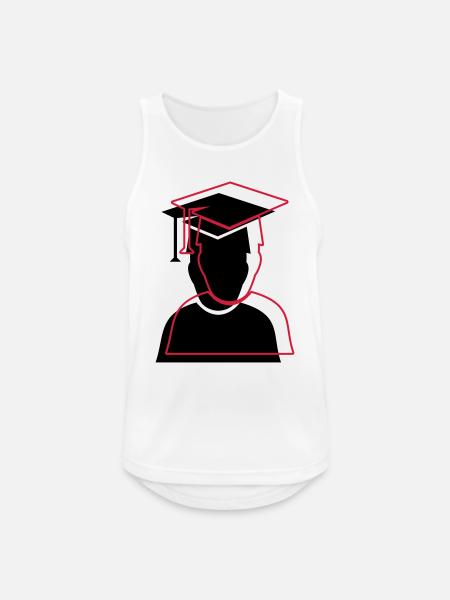 Student Diploma 2 - Men's Breathable Tank Top - white