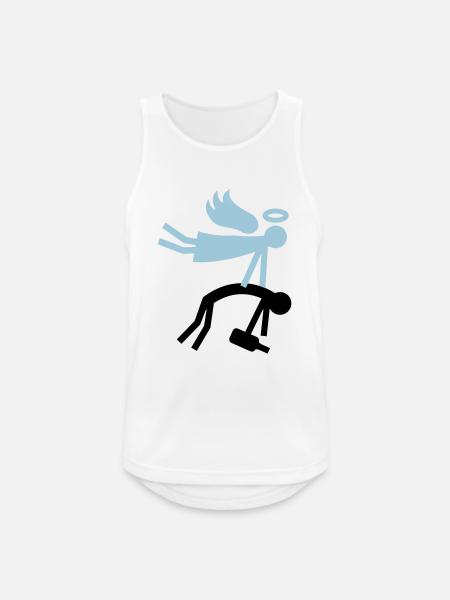 Guardian Angel - Drunk - Men's Breathable Tank Top - white