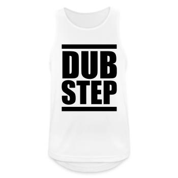Dubstep - Männer Tank Top atmungsaktiv - Weiß - Vorne - Nick (188cm)