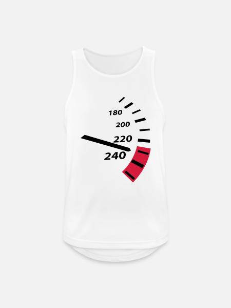 speed - Men's Breathable Tank Top - white