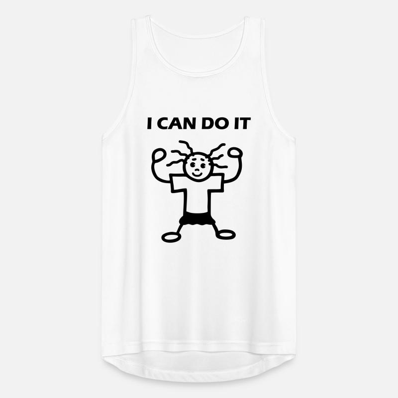 I CAN DO IT Débardeur respirant Homme