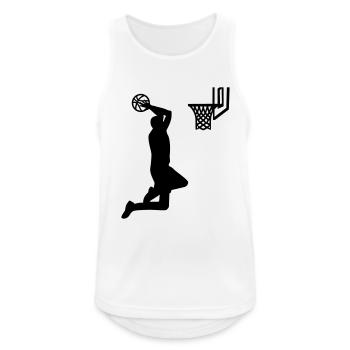 Basketball - Débardeur respirant Homme - blanc - Devant - Nick (188cm)