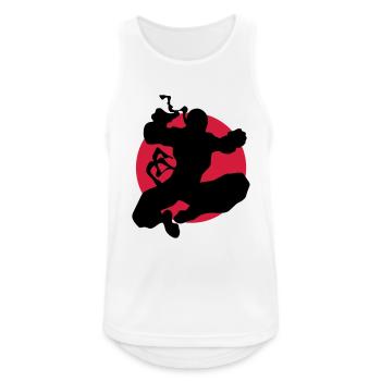 Martial arts, Karate, Boxing, Ninjutsu, Kung Fu, - Men's Breathable Tank Top - white - Front - Nick (188cm)