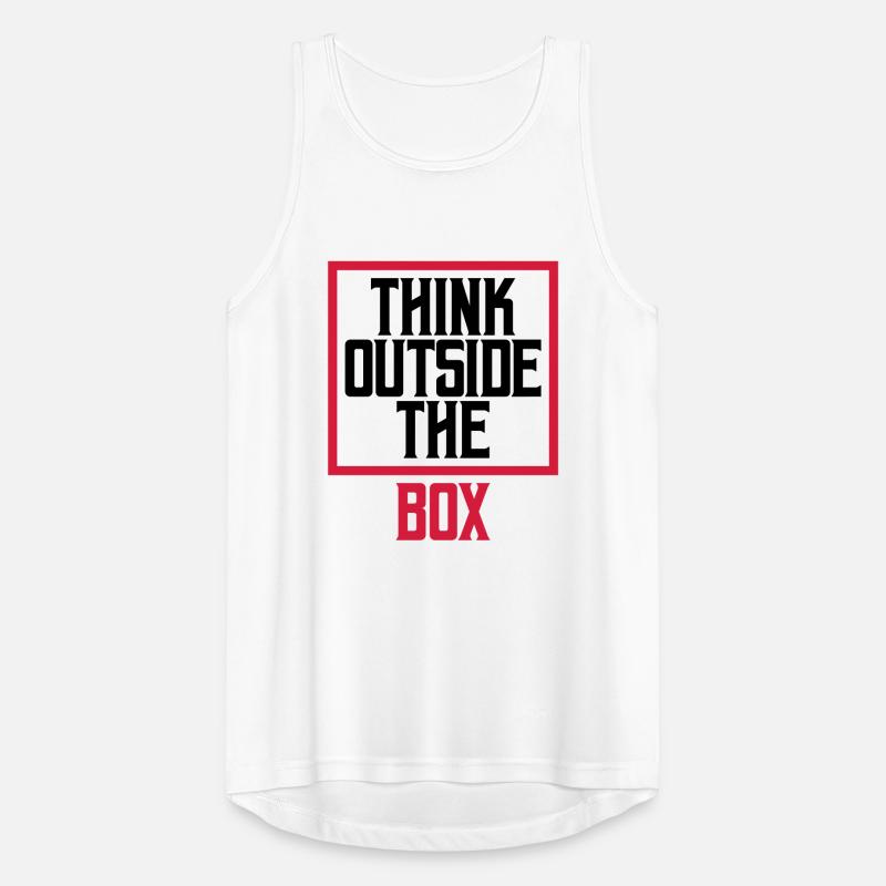 Logo Think outside Men's Breathable Tank Top