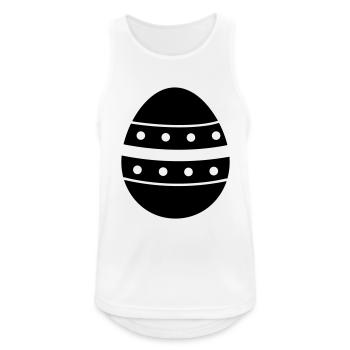 Oeuf - Débardeur respirant Homme - blanc - Devant - Nick (188cm)