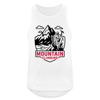 Mountaineering Mountains - Men's Breathable Tank Top - white - Front - Nick (188cm)