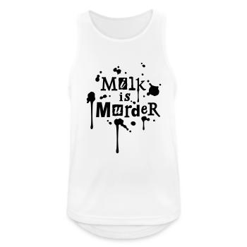 milkismurder01_225x235 - Men's Breathable Tank Top - white - Front - Nick (188cm)