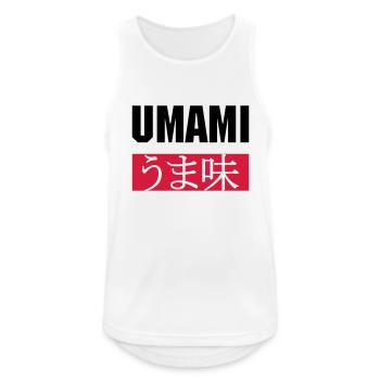 UMAMI ま 味 - Débardeur respirant Homme - blanc - Devant - Nick (188cm)