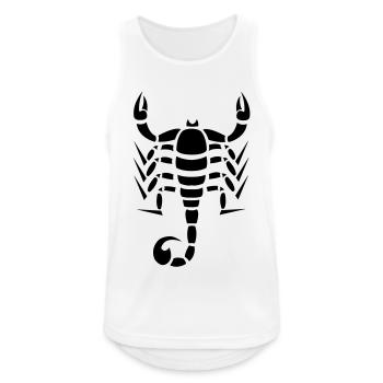 Scorpion - Débardeur respirant Homme - blanc - Devant - Nick (188cm)
