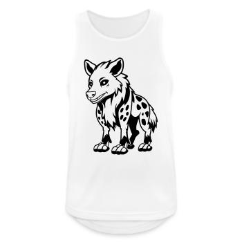 Coyote Comic - Men's Breathable Tank Top - white - Front - Nick (188cm)