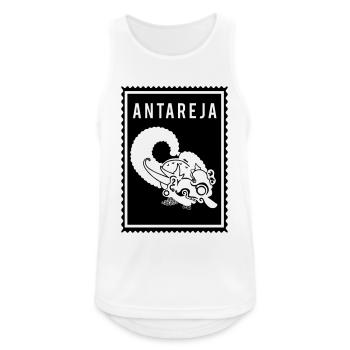 Antareja - Wayang - Männer Tank Top atmungsaktiv - Weiß - Vorne - Nick (188cm)