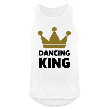 Dancing King - Débardeur respirant Homme - blanc - Devant - Nick (188cm)