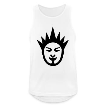 Clown - Männer Tank Top atmungsaktiv - Weiß - Vorne - Nick (188cm)