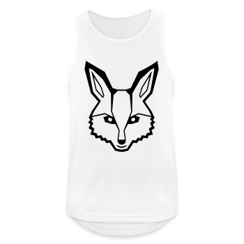 Fox Red Fox Wild Animal Clever Forest Inhabitants - Men's Breathable Tank Top - white - Front - Nick (188cm)
