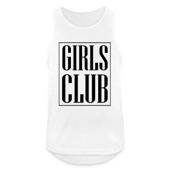 Girls Club - Men's Breathable Tank Top - white - Front - Nick (188cm)