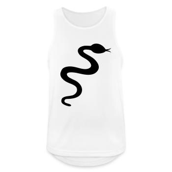 Snake - Men's Breathable Tank Top - white - Front - Nick (188cm)