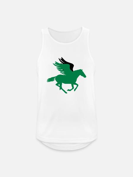 pegasus - Men's Breathable Tank Top - white