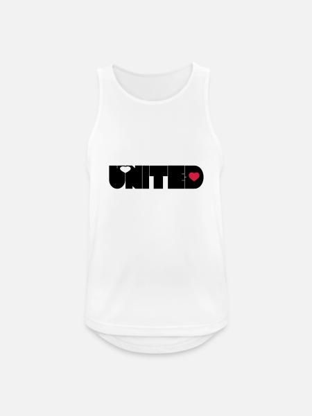 UNITED - Men's Breathable Tank Top - white