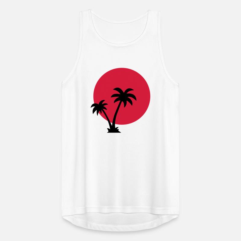 Palm Trees Sun Men's Breathable Tank Top