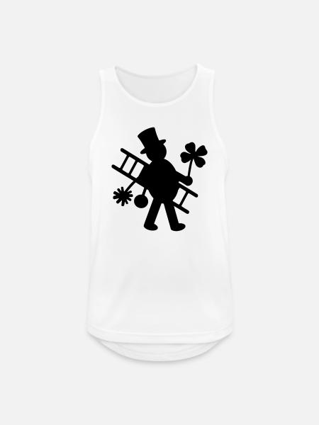 Schornsteinfeger - Männer Tank Top atmungsaktiv - Weiß