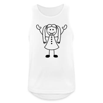 cheeky_girl - Men's Breathable Tank Top - white - Front - Nick (188cm)