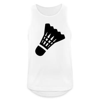 badminton volant - Débardeur respirant Homme - blanc - Devant - Nick (188cm)