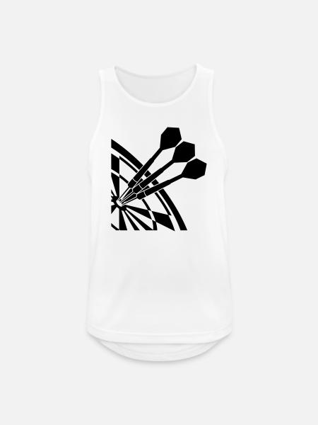 Dart Sport Design - Men's Breathable Tank Top - white