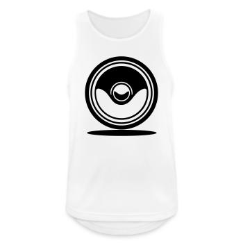 Bass Sound Music Volume Musik Party - Débardeur respirant Homme - blanc - Devant - Nick (188cm)