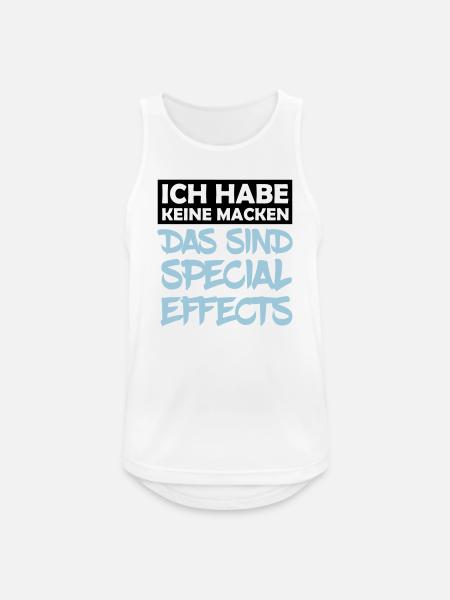 keine_macken_special_effects_2 - Männer Tank Top atmungsaktiv - Weiß