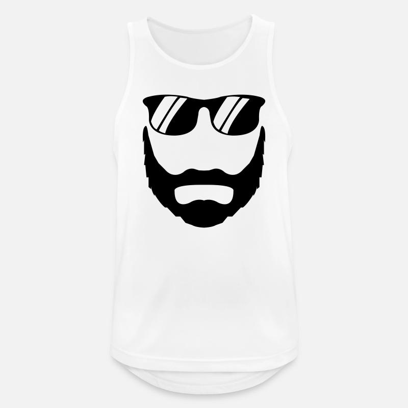 Bart Sunglasses - Men's Breathable Tank Top - white