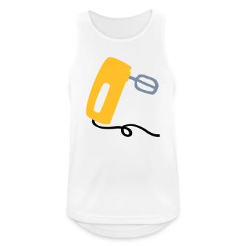 Mixer - Men's Breathable Tank Top - white - Front - Nick (188cm)