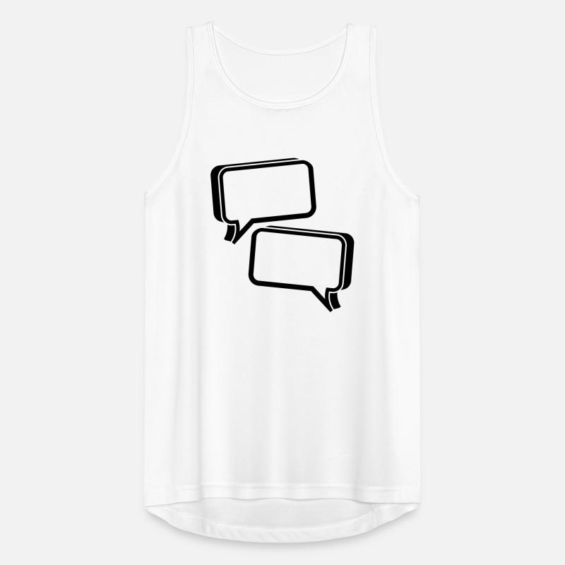 bubble chat Men's Breathable Tank Top