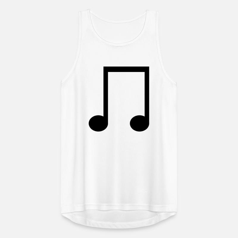 Eighth note symbol to design yourself Men's Breathable Tank Top