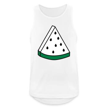 watermelon - Men's Breathable Tank Top - white - Front - Nick (188cm)
