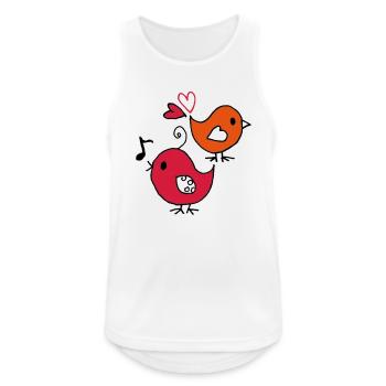 sparrows - Men's Breathable Tank Top - white - Front - Nick (188cm)