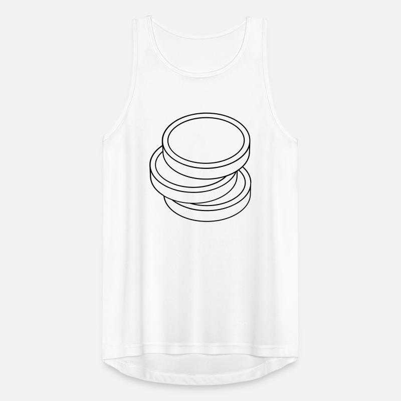 three coins in a stack Men's Breathable Tank Top