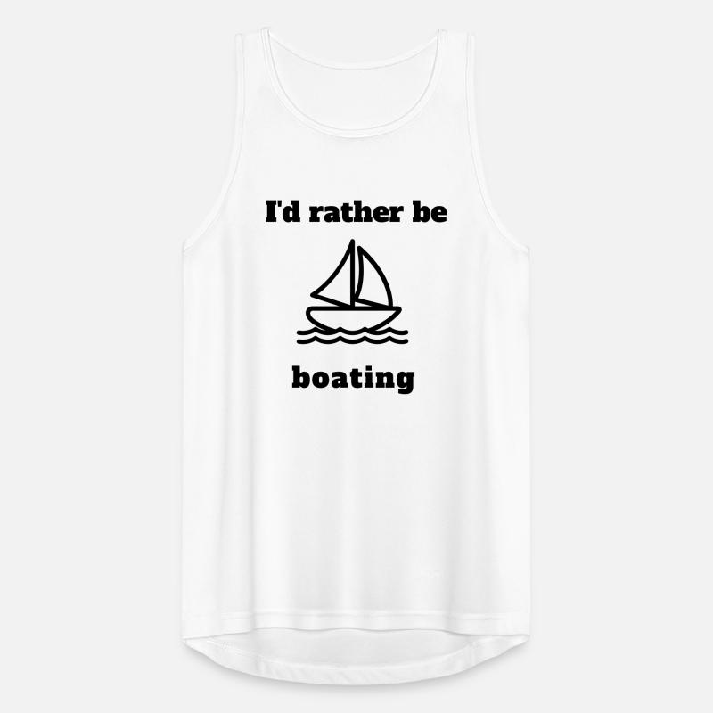 I'd rather be boating Männer Tank Top atmungsaktiv