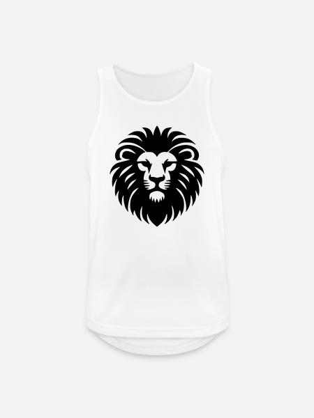 symbol, våbenskjold, løge, symbol Piktogram Vector - Herre tanktop åndbar - hvid