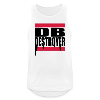 db_2f_2 - Männer Tank Top atmungsaktiv - Weiß - Vorne - Nick (188cm)